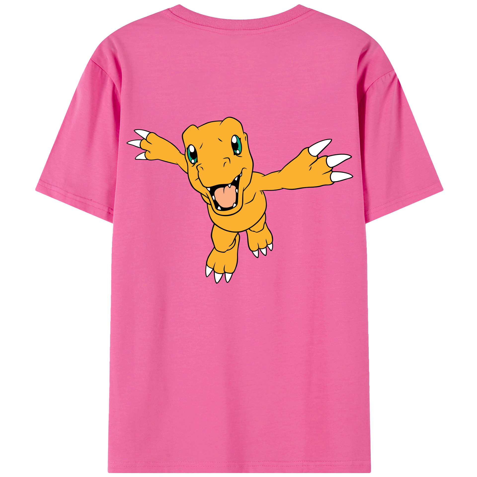 （画像用） Digimon デジタルモンスター/デジモン レディース半袖Tシャツ(バックプリント)